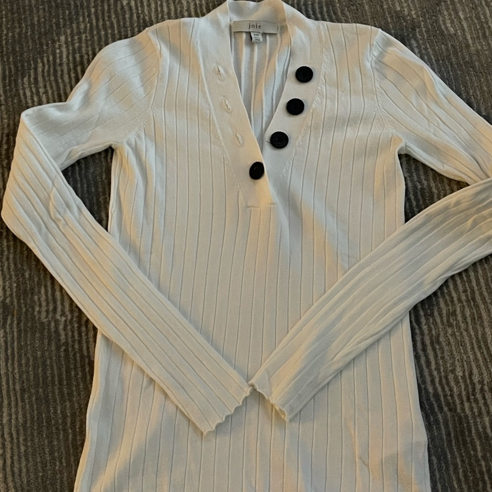 Joie white cotton top